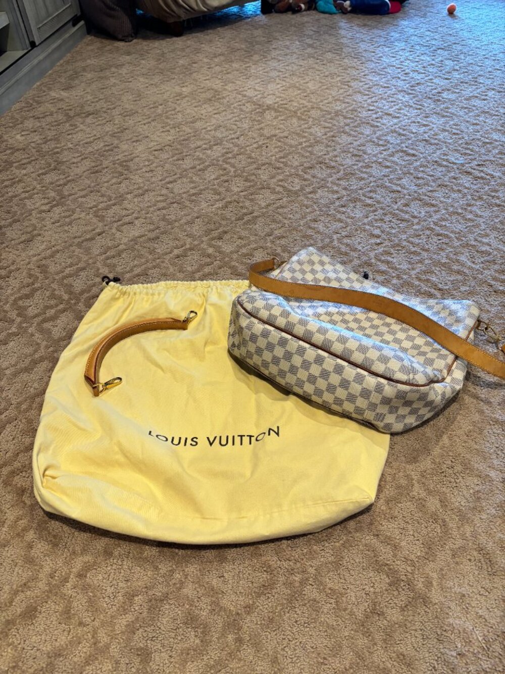 Louis Vuitton Soffi Azur tote shoulder bag crossbody - Picture 3 of 9